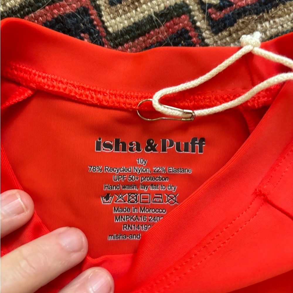Misha and Puff NWT Tomato Red Rashguard - Picture 3 of 3